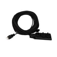 Удлинитель-шнур КГ 3х1.5, 30 м, 3 гнезда, морозостойкий, с/з, 16 А, 3500 Вт, IP44 (Сделано в России) Rexant