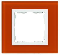 Simon 82 Nature Стекло оранж Рамка 4-ая