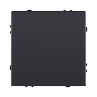 Выключатель кнопочный 1-клавишный 10А/250В, черный матовый Kollinger Eclipse EC-006BK