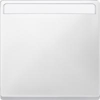 SE Merten SD Полярно-Бел Клавиша 1-ая, с полем для надписи