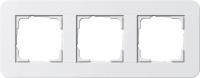 Gira E3 Белый глянцевый Рамка 3-ая