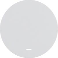 Berker R.1, R.3, R.8 Полярно-белый Клавиша 1-ая с подсветкой