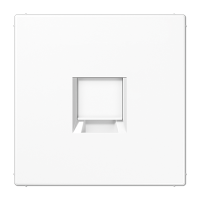 JUNG Плата (фиксация защёлкиванием) для одного модуля термопласт белый