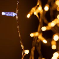 Arlight Светодиодная гирлянда ARD-EDGE-CLASSIC-2400x600-CLEAR-88LED-FLASH Yellow (230V, 6W) (Ardecoled, IP65)