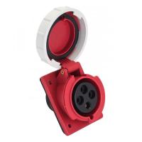 EKF PROxima Розетка стационарная внутренняя угловая 4242 3Р+РЕ 32А 380В IP67