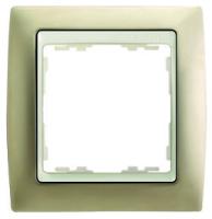 Simon 82 Шампань/Слоновая кость Рамка 4-ая