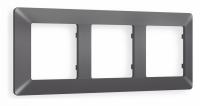 Рамка ALFA Line (Антрацит серый) 3-ая AF110653