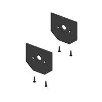 Заглушка торцевая ElDeko HSBL_0188 для шинопровода под натяжной потолок, чёрная, 2 шт