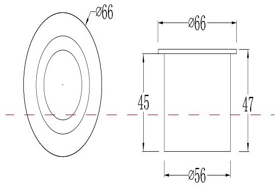 Встраиваемый светильник O037-L3B3K Maytoni Limo
