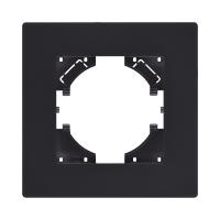 Рамка 1-постовая, черный матовый Kollinger Aspekt AT1BM
