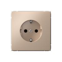 Systeme Electric ArtGallery Песочный Розетка с заземлением со шторками, 16А, механизм, быстрозажим. клем.