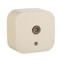 Legrand Quteo Бежевый Розетка TV