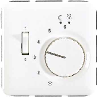 JUNG CD 500/CD plus Черная Накладка регулятора теплого пола (мех.FTR231U)