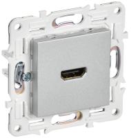 IEK SKANDY Серебряный Розетка HDMI SK-H01S