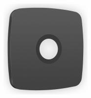 Лицевая панель OMEGA (Графит Мягкое касание) для TV розетки QUANT OP9130