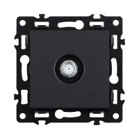 Розетка TV, черный Kollinger Asthetik AS-020BK