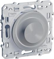 SE Odace Алюминий Светорегулятор поворотный 40-600Вт