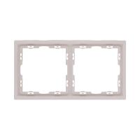 Рамка 2-постовая, кашемир матовый Kollinger Eclipse EC2CM