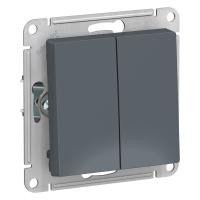 Systeme Electric AtlasDesign Грифель Выключатель 2-клавишный с самовозвратом, сх.2, 10А, механизм