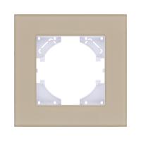 Рамка 1-постовая, стекло золотой Kollinger Reflex MG RM1GD