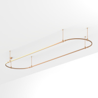 Основание ART-APRIORI-OVAL-ROD-400-4000x1000 (GD) (Arlight, IP20 Металл, 3 года)