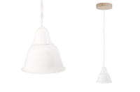 BIRONI Кампана Керамика Белый Светильник  на витом проводе(цвет белый), 1 плафон, 71/10