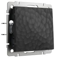 Выключатель одноклавишный Hammer (Hammar черный) W1210008