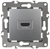 ЭРА 12-3114-03 Алюминий Розетка HDMI, IP20, 12