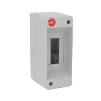 DKC Щиток настенный, ral 7035, без крышки, 2мод.