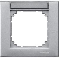 SE Merten SM Алюминий Рамка 1-ая с полем для надписи (MTN476160)