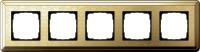 Gira ClassiX Art Латунь/Латунь Рамка 5-ая