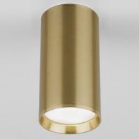 Накладной акцентный светильник DLN101 GU10 бронза Elektrostandard Rutero a058288