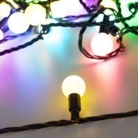 Arlight Светодиодная гирлянда ARD-BALL-PRO-D23-10000-BLACK-80LED RGB (230V, 7W) (Ardecoled, IP65)