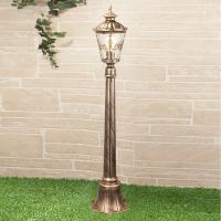 Diadema F черное золото уличный светильник на столбе IP44 GLYF-8046F Elektrostandard Diadema a030677