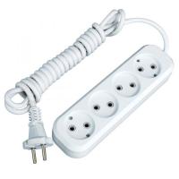 EKF PROxima Удлинитель "Эксперт" 4 гнезда 5 метров 10А/2,2кВт без заземления ПВС 2х0,75