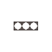 KRANZ Рамка STRONG 3-постовая графит