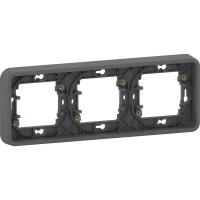 Schneider Electric Mureva Styl Антрацит Рамка 3-ая, горизонтальная, IP55