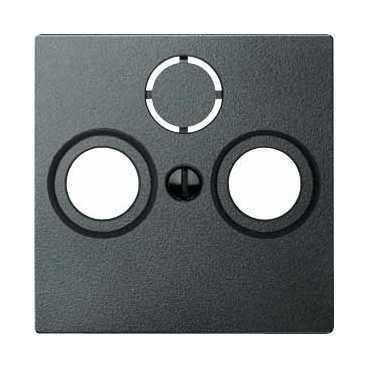 SE Merten SM Антрацит Накладка розетки TV-FM/TV-FM-SAT