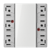 JUNG KNX Кнопочный модуль универсальный 3гр