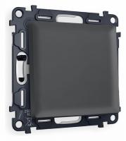 Комплект механизма 1-клавишного перекрестного выключателя ALFA MA901030 Графит мягкое касание QUANT