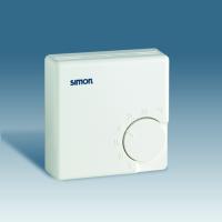 Simon 75 Мех Графит Термостат упр. сист. отопления, накл.монтаж,10А(4А), 250В, 5-30град