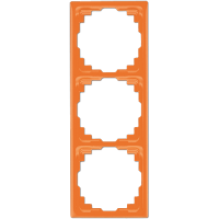 JUNG Рамка для инсталляции в кабельных каналах, 3-кратная оранжевая