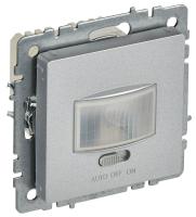 IEK BRITE BASE Алюминий Датчик движения ДС10-1-БрА