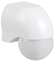 IEK Датчик движения ДД 010 белый, макс. нагрузка 1100Вт, угол обзора 180град., дальность 10м, IP44