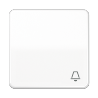 JUNG CD Белая Клавиша 1-ая с символом ЗВОНОК ударопрочная ударопрочная