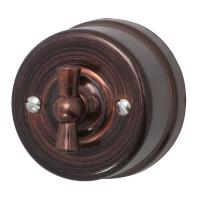 BIRONI Лизетта Пластик Медный век Выключатель 1-кл