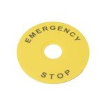 Systeme Electric Маркировка для кнопки аварийного останова "Emergency Stop" D90