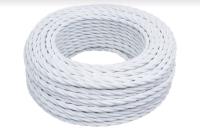 BIRONI Белый матовый Витой провод 2*0,75 150м BIRONI Белый матовый Витой провод 2*0,75 150м