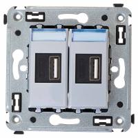 DKC Avanti Закаленная сталь Зарядное устройство USB