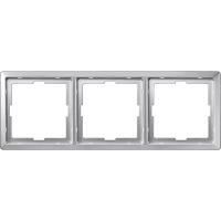 SE Merten SD Artec Алюминий Рамка 3-ая (термопласт)